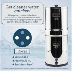Royal Berkey - 12 Liters system
