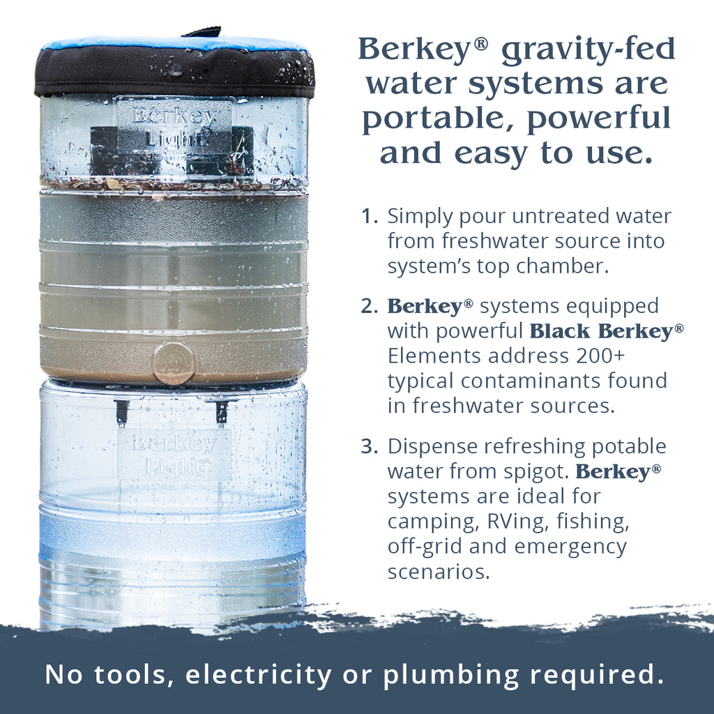 Filtre BERKEY® Light™  No 1 des purificateurs d'eau
